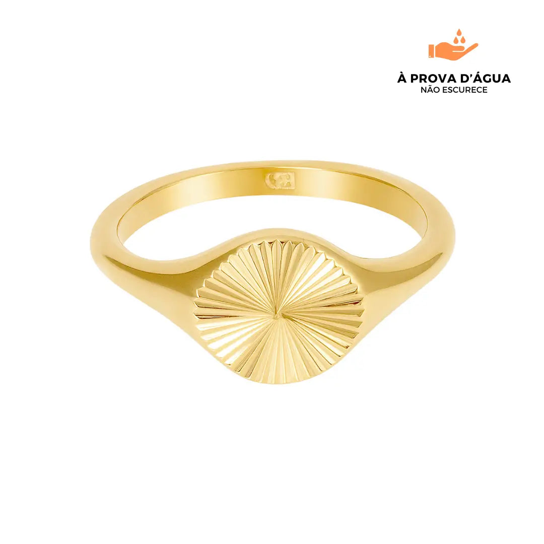 Anel Aurora Banhado em Ouro 18k