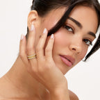 Anel Maquenze Banhado em Ouro 18k