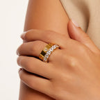 Anel Queen Banhado em Ouro 18k