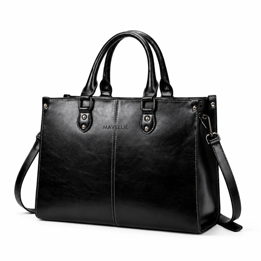 Bolsa Executiva Feminina Mavellié Signature com Alça de Ombro