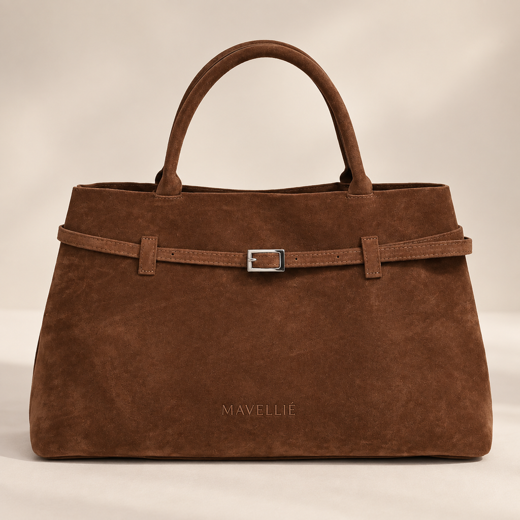 Bolsa Feminina Tote Mavellié Firenze em Camurça Premium