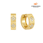 Brincos Florenza Banhados em Ouro 18k