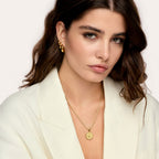 Brincos Londrinos 10MM Banhados em Ouro 18k