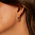 Brincos Veneza Banhados em Ouro 18k