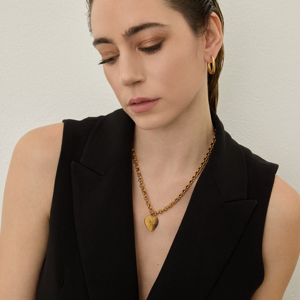 Brincos de Aro Ovalado Banhados em Ouro 18k