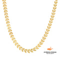 Choker Pinhais Banhada em Ouro 18k