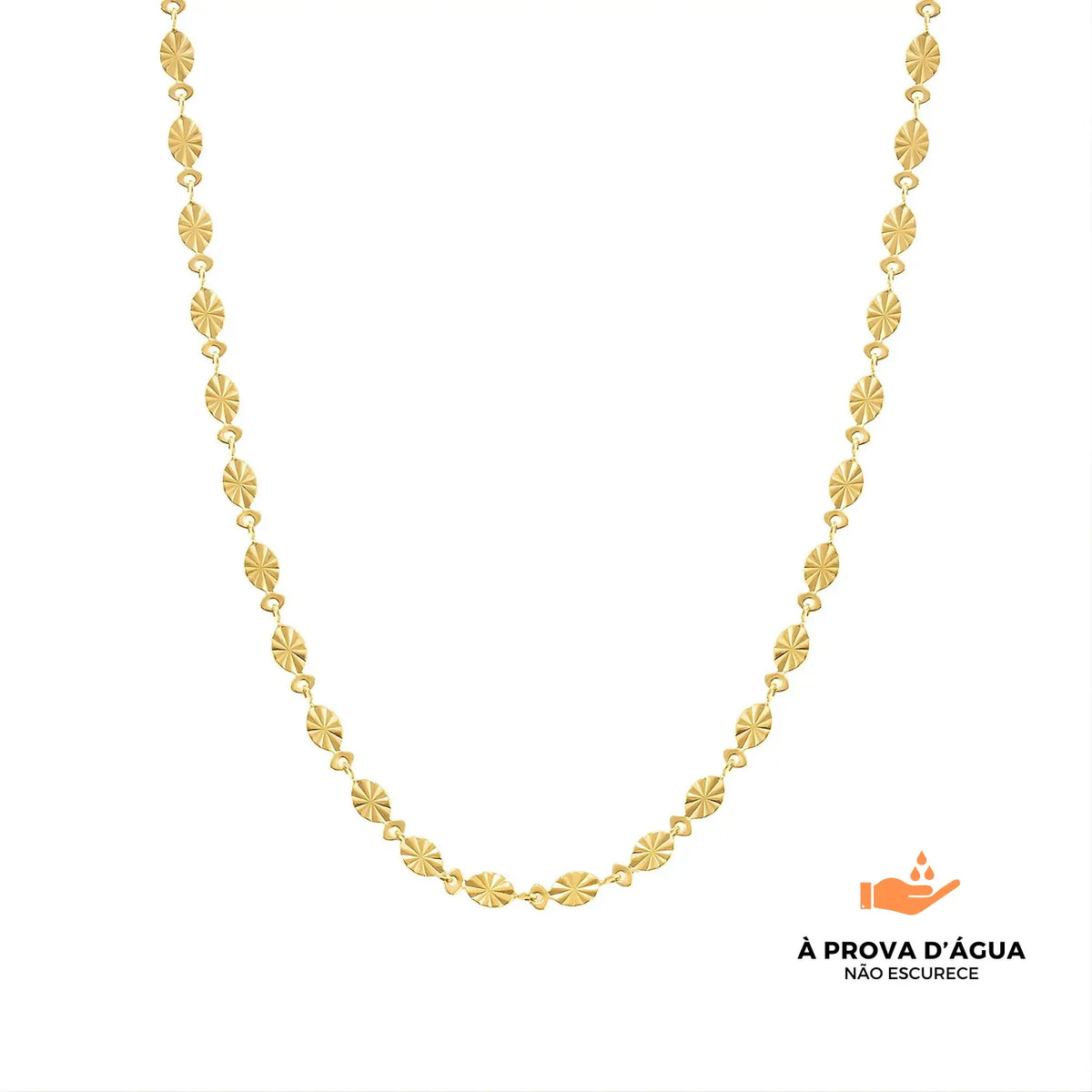 Colar Áurea Banhado em Ouro 18k