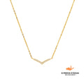 Colar Diadema Com Pedras Brilhantes Banhado em Ouro 18k