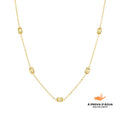 Colar Pontos Dourados Banhado em Ouro 18k