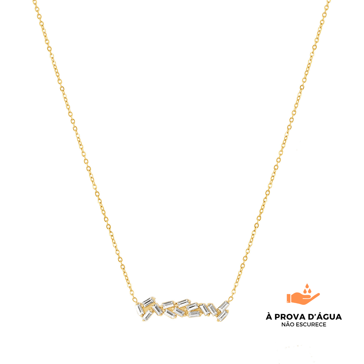 Colar Riviera Capri Banhado em Ouro 18k