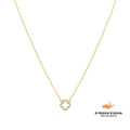 Colar Trevo Glow Banhado em Ouro 18k