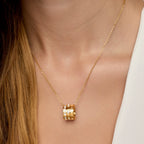 Colar Triplo Kaena Banhado em Ouro 18k