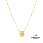 Colar Triplo Kaena Banhado em Ouro 18k