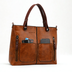 Bolsa Tote Feminina Mavellié Florence com Bolsos Frontais
