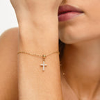 Pingente Cruz Banhado em Ouro 18k