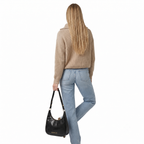 Bolsa de Ombro Feminina Nora Bag Meia Lua Couro Mavellié