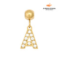 Pingente Inicial A Banhado em Ouro 18k