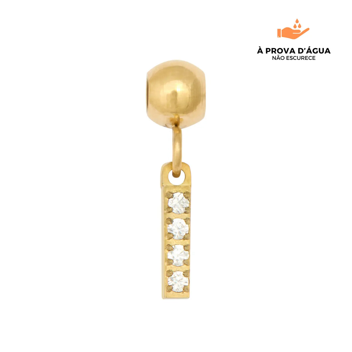 Pingente Inicial I Banhado em Ouro 18k