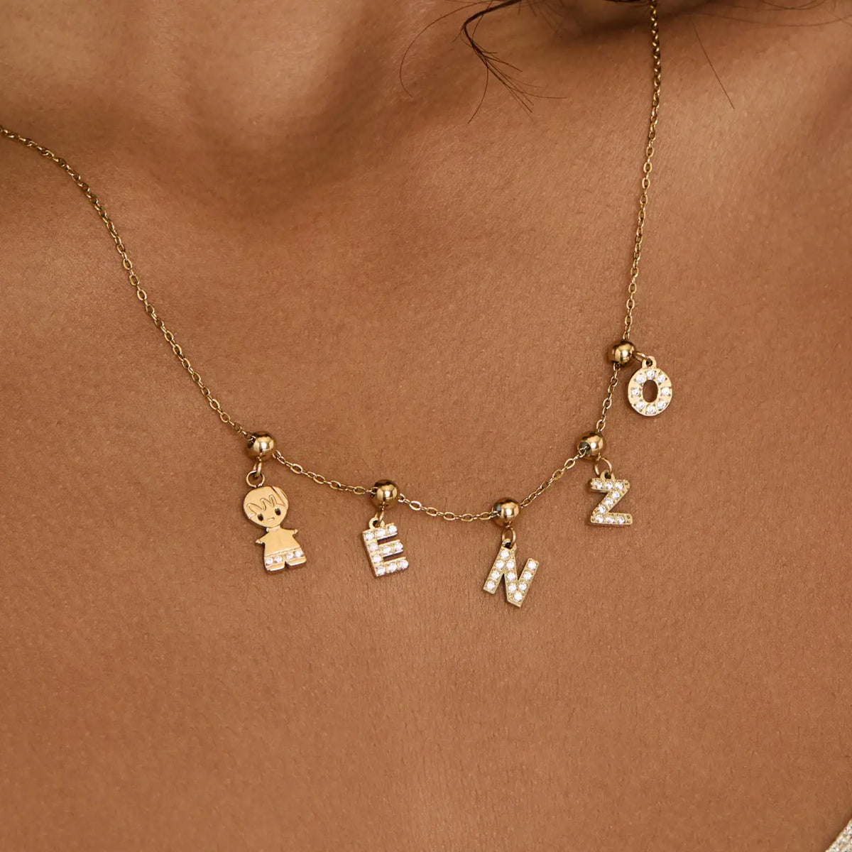 Pingente Meu Menino Banhado em Ouro 18k