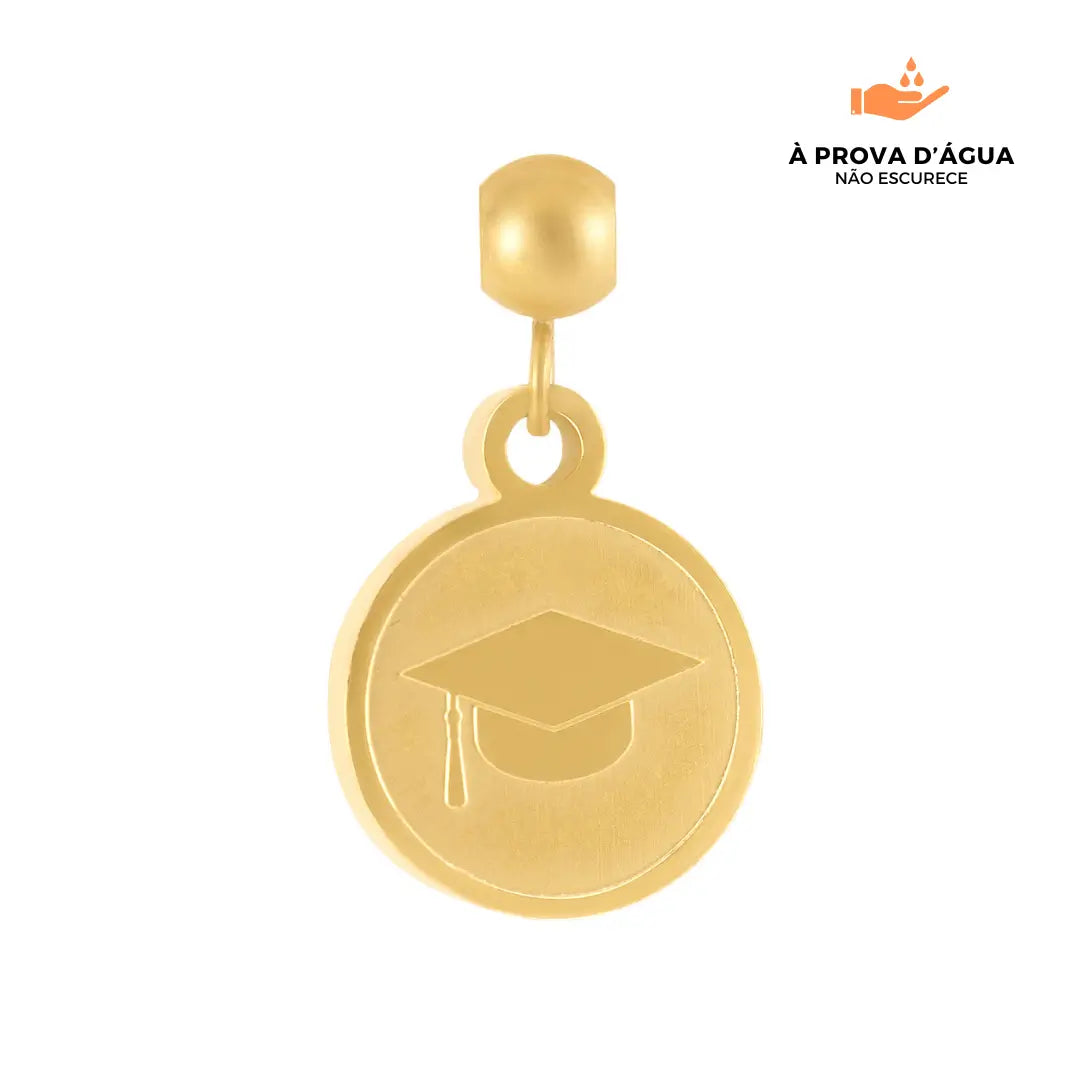 Pingente Professor Banhado em Ouro 18k