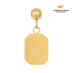 Pingente Signo Sagitário Banhado em Ouro 18k