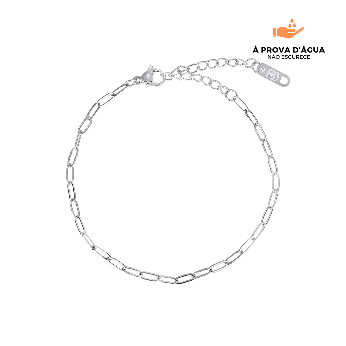 Pulseira Elos Banhada em Prata