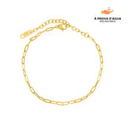 Pulseira Elos Banhada em Ouro 18k