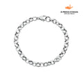 Pulseira Georgina Banhada em Prata