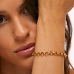 Pulseira Georgina Banhada em Ouro 18k