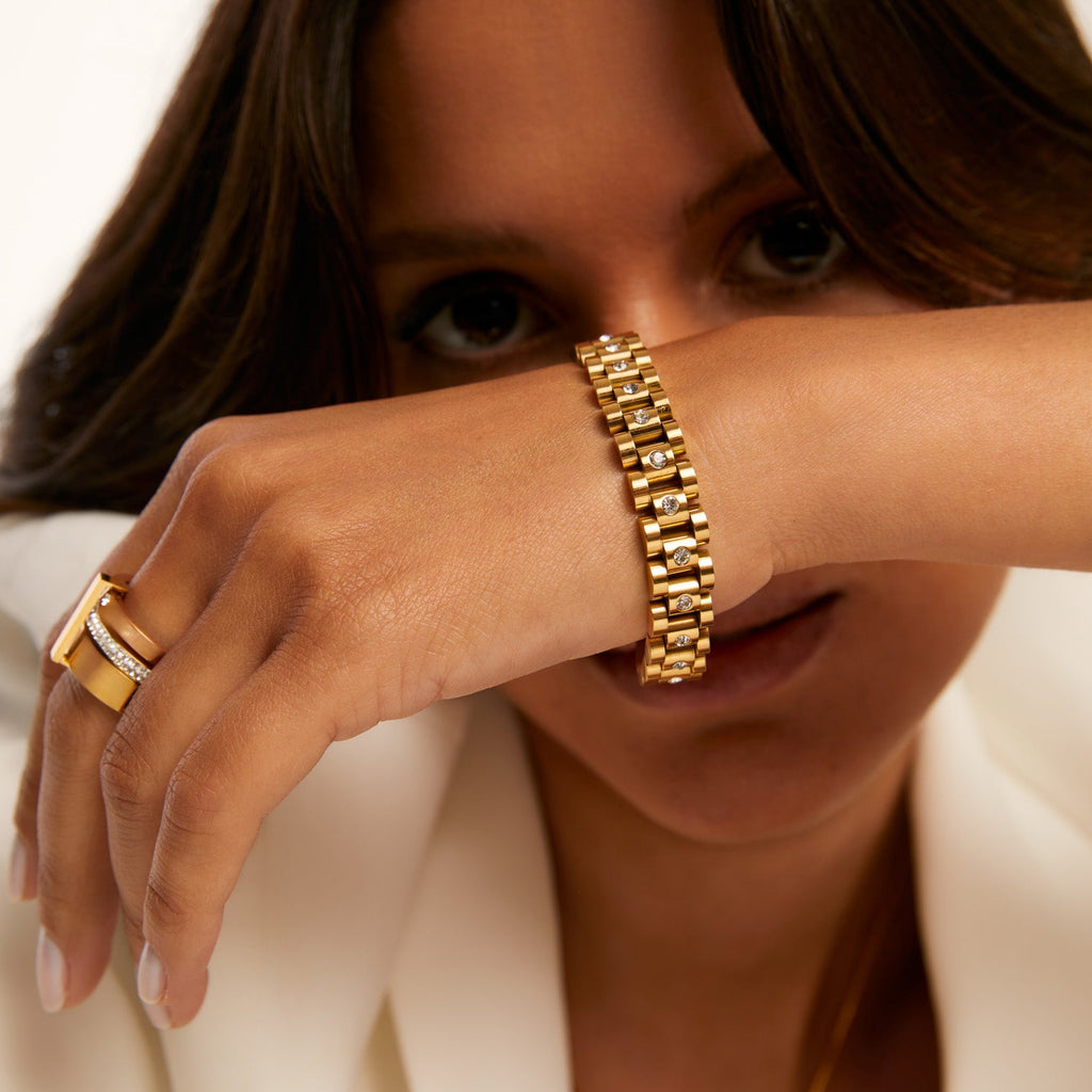 Pulseira Milano Banhada em Ouro 18k