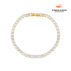 Pulseira Riviera Banhada em Ouro 18k