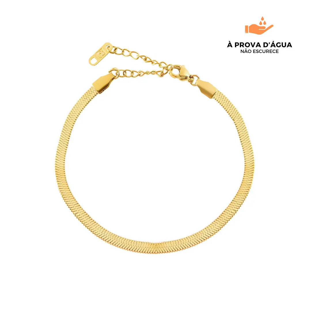 Pulseira Slim Banhada em Ouro 18k