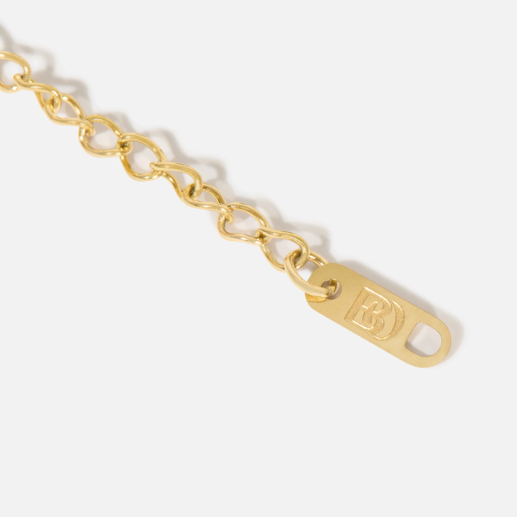 Pulseira Trevo Preto Banhada em Ouro 18k