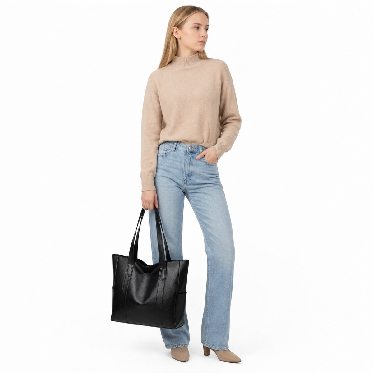 Bolsa Tote Feminina Mavellié Verona Espaçosa com Alça de Ombro