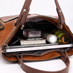 Bolsa Tote Feminina Mavellié Florence com Bolsos Frontais
